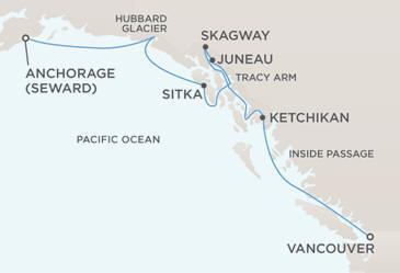 Map - Regent Seven Seas Navigator 2012 Cruises