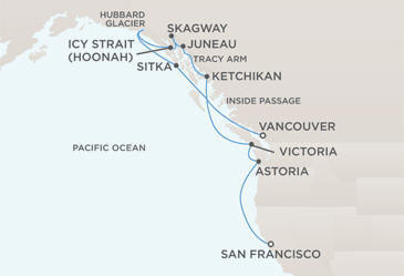 Single Balconies/Suites Map - Regent Seven Seas Navigator 2022 Itineraries