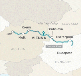 Crystal Mozart River Cruise Itinerary 2021