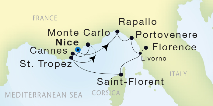 Seadream Yacht Club Cruise I May 22-30 2016Nice, France to Nice, France