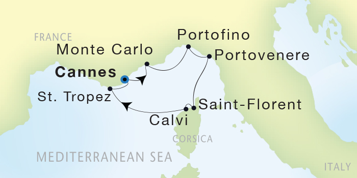 Cruises Around The World Seadream Yacht Club, Seadream 1 October 8-15 2025 Cannes, France to Cannes, France