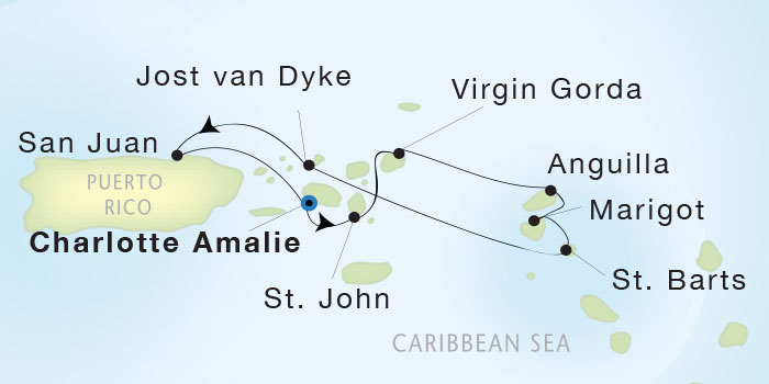 Cruises Around The World Seadream Yacht Club, Seadream 2 february 13-20 2025 St. Thomas to San Juan, Puerto Rico
