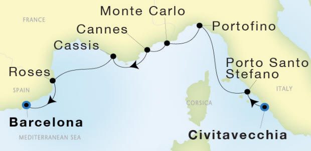 SeaDream I Cruises Itinerary 2021