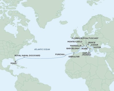 Seven Seas Explorer - RSSC March 26 April 19 2017 Cruises Miami, FL, United States to Venice, Italy