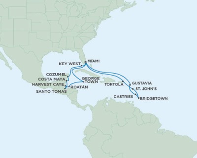 Seven Seas Explorer - RSSC March 6-26 2017 Cruises Miami, FL, United States to Miami, FL, United States