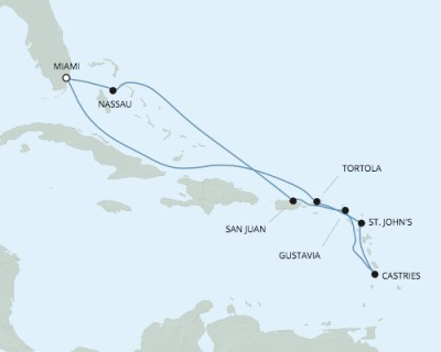 Cruises Around The World Seven Seas Mariner - RSSC March 29 April 8 2026 Cruises Miami, FL, United States to Miami, FL, United States