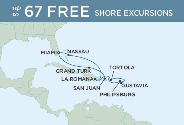 LUXURY CRUISES - Penthouse, Veranda, Balconies, Windows and Suites Seven Seas Navigator December 27 2021 January 6 2022 Miami, Florida to Miami, Florida
