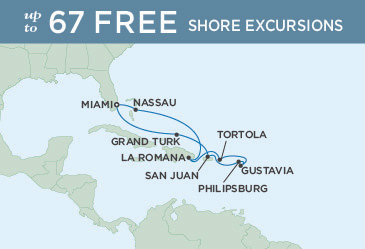 Cruises Around The World Seven Seas Navigator December 27 2024 January 6 2025 Miami, Florida to Miami, Florida