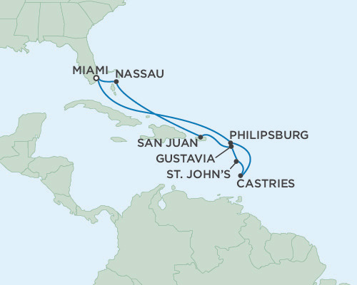 Seven Seas Navigator January 10-20 2016 Miami, Florida to Miami, Florida