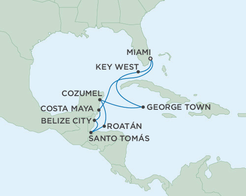 Cruises Around The World Seven Seas Navigator January 30 February 9 2025 Miami, Florida to Miami, Florida