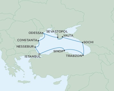 Cruises Around The World Seven Seas Navigator September 5-15 2025 Istanbul, Turkey to Istanbul, Turkey