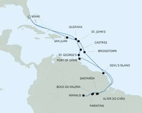 LUXURY CRUISES FOR LESS Seven Seas Navigator - RSSC May 23 June 17 2020 Cruises Miami, FL, United States to Miami, FL, United States