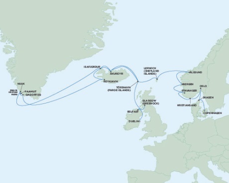 Seven Seas Voyager June 26 July 23 2016 Dublin, Ireland to Copenhagen, Denmark
