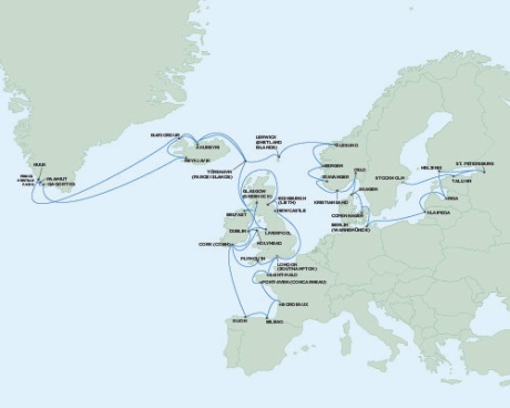 Cruises Around The World Seven Seas Voyager June 6 August 2 2025 London (Southampton), England to Stockholm, Sweden