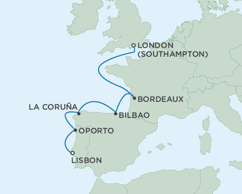 Cruises Around The World Seven Seas Voyager May 30 June 6 2025 Lisbon, Portugal to London (Southampton), England