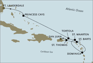 Deluxe Cruises - Seven Seas Navigator 2006 San Juan to Fort Lauderdale March