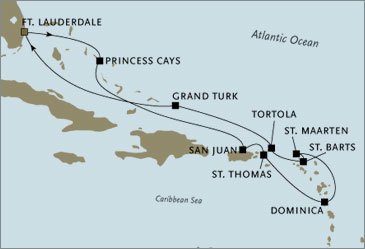 Deluxe Cruises - Seven Seas Navigator 2006 November December Fort Lauderdale to Fort Lauderdale