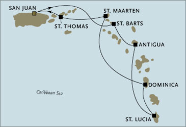 Croisieres de luxe - Regent Seven Seas Navigator Croisire San Juan SANJUAN