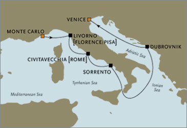 LUXURY CRUISES - Penthouse, Veranda, Balconies, Windows and Suites Deluxe Cruises - Seven Seas Navigator 2021 Venice Italy