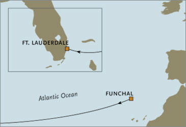 Croisieres de luxe - Regent Voyager Fort Lauderdale Funchal