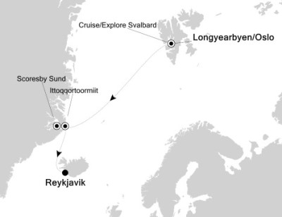 Luxury Cruises Just Silversea Silver Explorer August 8-22 2027 Longyearbyen, Svalbard And Jan Mayen to Reykjavk, Iceland