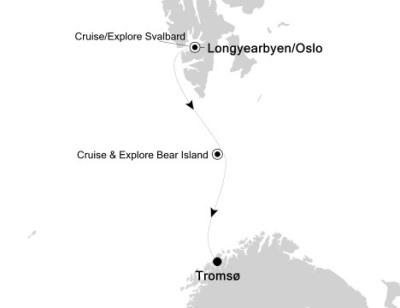 Cruises Around The World Silversea Silver Explorer July 19-29 2026 Longyearbyen, Svalbard And Jan Mayen to Tromso, Norway