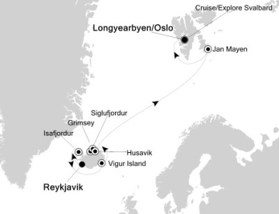 Silversea Silver Explorer June 30 July 12 2017 Reykjavk, Iceland to Longyearbyen, Svalbard And January Mayen