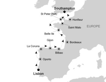 Luxury Cruises Just Silversea Silver Muse August 31 September 11 2027 Lisbon, Portugal to London (Southampton), England