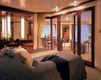 Single Balconies/Suites Silversea Silver Suite Silver Shadow Silver Whisper
