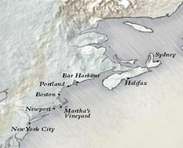 Cruises Around The World Nova Scotia & New England New York to New York